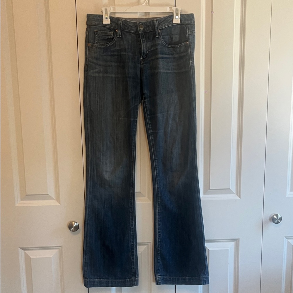 GAP Women's Dark Long and Lean Jeans